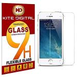 Kite Digital iPhone 5/5S/5C/5SE Premium Tempered Glass Screen Protector Slim 9H Hardness 2.5D