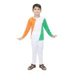Kaku Fancy Dresses Polyester Tri Color Track Suit -Multicolor, 5-6 Years, For Boys