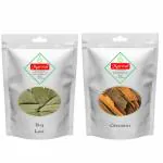 Marwar Combo Pack of Bayleaf + Cinnamon | 50 Gms Each | Pack of 2
