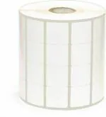LRS Barcode Sticker Label Roll - 25x25 mm * 4 across- 1x1 inch - 10000 Labels - Thermal Transfer(Ribbon is required) - Pack of 1