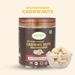 NUTAM ORGANICS 100% PURE PREMIUM CASHEW NUTS WW 320 FLAVORFUL AND CRUNCHY- 250 GM