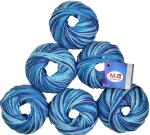 Simi Enterprise Acrylic Wool M5 Baby Soft Wool Ball Hand Knitting Wool, Art Craft Soft Fingering Crochet Hook Yarn, Needle Knitting Yarn Thread Dyed J (Pack Of 14)