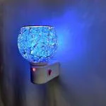 Empresa Industries Dark Blue Led Night Lamp Plug In Lamp Wall Socket Night Light Home Decoration