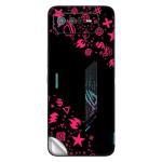 GADGETSWRAP Printed Vinyl Skin Sticker for Asus Rog Phone 6 - Pink Doodle