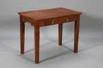 Purewood Teak Wood Writing Study Table Without Chair With Two Drawers