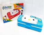 SNR 1PCS Hello KittyThemed yes Art Plastic Pencil Box (Set of 1, Light Blue)