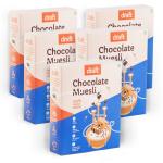 Draft 100% Dark chocolate muesli| Breakfast cereal| High Protein| Sugar Free| Pack of 5 x 100 g