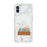 Emble Designer Clear Tranperant Silicone Case For Nothing Phone 1 -Design A30 ( TPU | Soft , Nothing Phone 1 | Multicolor )