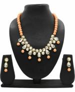 Jn Handicraft Alloy Copper-Plated Black Jewel Set For Women