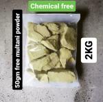 Naturehut Pure Natural Mitti Stone for Pimples and Acne Form (Fuller’s Earth/Calcium Bentonite Clay) For Face Pack And Hairs Pack of 2 KG