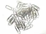 REDGE Steel Small Paper Clips 100 Pcs 30 mm Steel Clips Color Clips for Paper Work Ideal for Office
