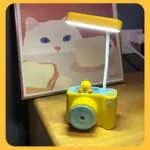 ANSTONIA 3 in 1 Study Desk LED Lamp (Rechargeable), Pen Holder & Sharpner Study Lamp