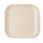 Irida Naturals Rice Husk Small Plates Set of 1, Eco-Friendly, Microwave Plate 8 Inches, Sustainable Kitchen Plates, Lightweight, Durable & Non Breakable Plates for Snacks (Soft Beige)