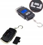 ShopiMoz Plastic Pocket Electronic Weighing Scale, Digital 50Kg Heavy Duty Portable, Metal Hook Type Luggage Scale (Multicolour)