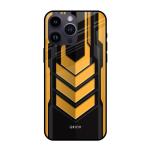 Qrioh Futuristic Arrow Glass Case for Apple iPhone 14 Pro Max