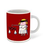 Whats Your Kick Advocate Theme Law Cartoon Design White Ceramic Coffee Mug 325 ML