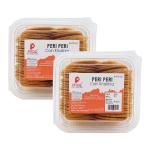 Pitoz Coin Khakhra- (2 Packs of 200gm Each) Peri Peri | Roasted Coin Khakhra |No Maida No Oil Healthy Diet Snacks Food