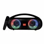 CYOMI CY-660 Wireless Bluetooth Party Speaker - Dual RGB Lights, 10W Boost Output, Splash-Proof, Portable with Mobile Holder Slot