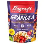 Bagrry’s Superfood Granola Exotic Fruits with Almonds & Cranberries, 400 GM