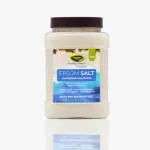 Thanjai Natural 5kg Epsom Bath Salt (Grade A - Magnesium Sulphate) For Relaxation Muscle Relief| Relives Aches & Pain| Bath and Feet Soak| Plant Growth| For Green Gardens - (1Kg Jar X 5)