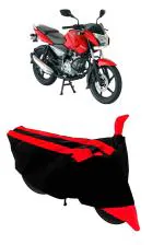 SHIVRAT Semi Waterpoof & UV Protection Bajaj Pulsar 150 DTS-i Bike Scooter Cover Dustproof Fabric (Red)