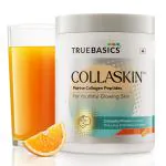 TrueBasics CollaSkin, Marine Collagen Peptides for Youthful Glowing Skin, Orange, 200 g