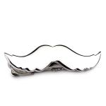 PELUCHE The Silver Manly Moustache Tie Pin For Men
