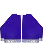 Aksmit Sparco Car Mud Flap Set of 4 Blue for Universal