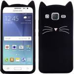 Aviaaz Samsung Galaxy J5 Black Silicon Back Cover