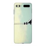 GADGETSWRAP Printed Vinyl Skin Sticker for Samsung Galaxy Z Flip - pigeons