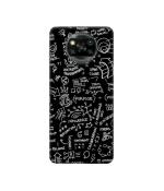 Casotec Formulas Design 3D Printed Hard Back Case Cover for Mi Poco X3 / Poco X3 Pro