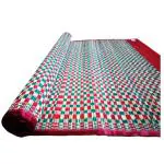 Jayam Traditional Natural Korai Multi Purpose Floor Mat/Pulli Pai / 4 X 6 ft (RED)