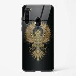 My Pc Wala Redmi Note 8 Black, Gold Glass Back Cover