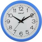 Ajanta Light Blue Plastic Analog Standard Wall Clock with Glass (25 x 25 cm) 6237 AQ