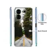 Casotec Road Photo Design Printed Silicon Soft TPU Back Case Cover for Tecno Pova 5 4G / Pova 5 Pro 5G / Pova 5 Pro 5G