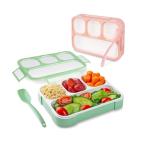 MT HUB Air-Tight 4 Compartment Lunch Box Handheld Leak Proof Tiffin for School Office Lunch Box