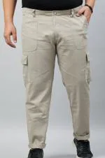 GO BRANDED SHOPPING Men Fit Cotton Blend Trousers