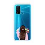 Emble Designer Clear Tranperant Silicone Case For Vivo Y50 / Vivo Y30 -Design A22 ( TPU | Soft , Vivo Y50 / Vivo Y30 | Multicolor )