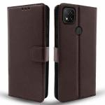 Balkans Mi Redmi 10A / 10A Sport / Redmi 9 / Redmi 9 Activ / 9C / Poco C31 Flip Cover Magnetic Leather Wallet Case Shockproof TPU for Mi Redmi 10A / 10A Sport / Redmi 9 / Redmi 9 Activ / 9C / Poco C31 (Coffee)