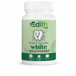 Edith Naturals Teeth Whitening Powder with Baking Soda, Peppermint Oil