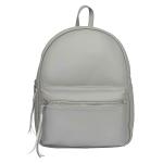 Sakwoods Grey PU BackPack for Women, LBBPPU98GR