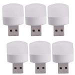 X4Cart White USB LED LAMP Night Light (Pack Of 6)