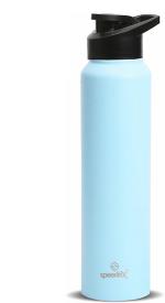Speedex Stainless Steel Water Bottle 1 Litre Leakproof Light Blue Color