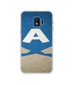 Casotec A Text Design Printed Silicon Soft TPU Back Case Cover for Samsung Galaxy J2 Core