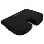 WELLGIVER Memory Foam Car Seat Cushion for Long and Confortable Driving | Shape: Wedge | Size: 17X13X3 Inch (Black, Memory Foam)