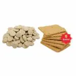 SAHU GAJAK BHANDAR Gajak Biscuit and Revdi Combo 750 Gm (1 Pack 400 gm Gajak Biscuit and 1 Pack of Revdi 350 gm) Pack of 2 Boxes