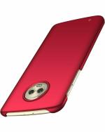 A ACCESSORIES KART Motorola G4 Plus Red Polycarbonate Superior Grip Back Cover