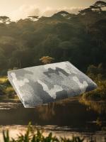 REGENCY EXPORTS PVT.LTD Savannah Bath Towel 100% Cotton 525 GSM Set of 1 Fauna Grey