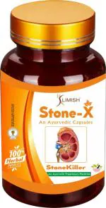 Slimish Kidney Stone Crusher Capsules With Natural And Ayurvedic Herbs Punarnava,Gokhru,Giloy,Varun Chhal, 60 Capsules