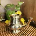 PUJACRAFT Brass Kerala Kindi Chembu, Yellow 13 x 8 cm